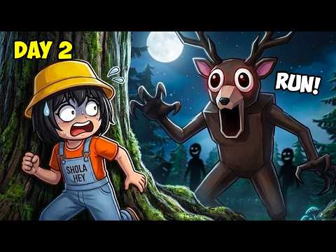 Hinabol Ako ng SCARY DEER! | 99 NIGHTS IN THE FOREST #2