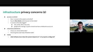 PEPR 2021: Session 1.1 - Privacy for Infrastructure: Addressing Privacy at the Root