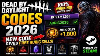 Dead By Daylight Codes 2026 🔥 NEW Code Gives FREE Auric Cells