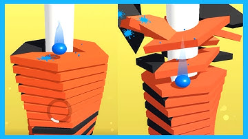 Stack Ball 🟡🟢🔵 Gameplay Walkthrough Trailer New Game Android IOS All Levels Shorts Edition