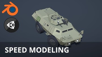 Blender+Unity speed modeling in Stylized Low Poly Style
