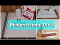 2021 New Modern Home DIYs | Easy Home Decor | DIY Cutting Board, Dinner Tray Table &amp; Serving Tray