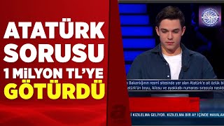 Kim Milyoner Olmak İster'de 1 milyon liralık soruya ulaşan Batu Alıcı duygularını A Haber'e anlattı