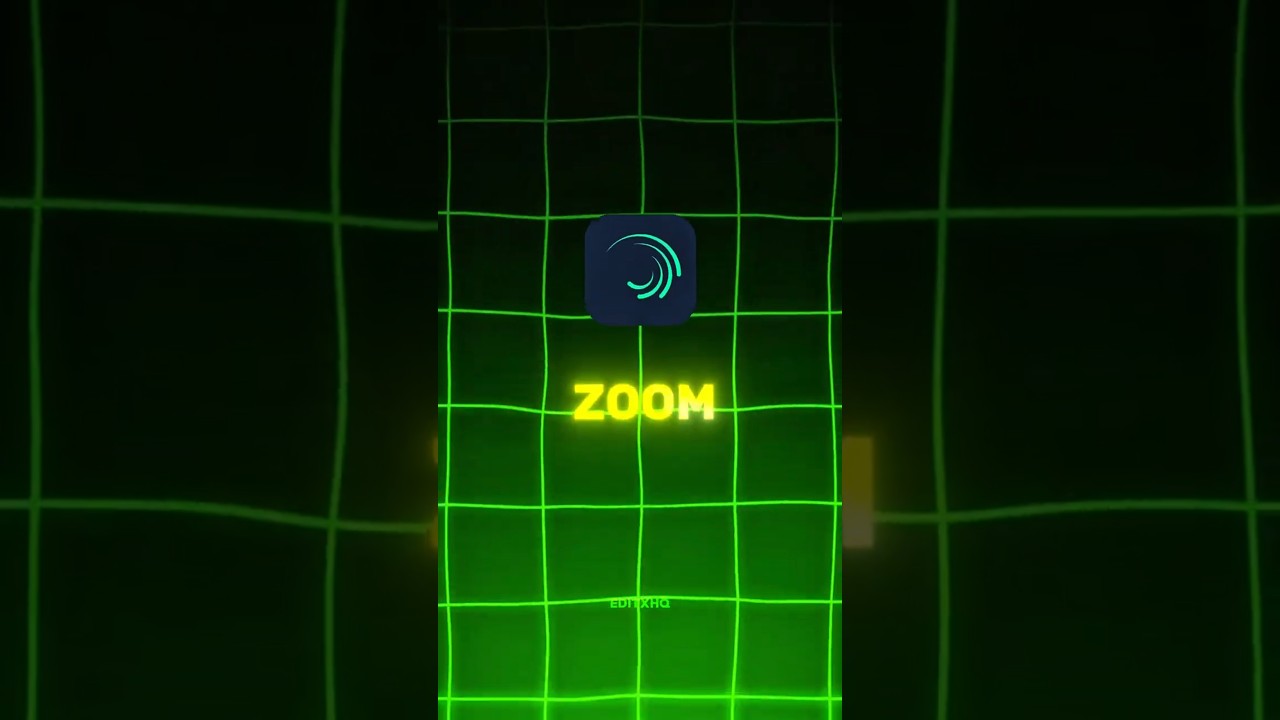 Zoom out tutorial on Alight Motion