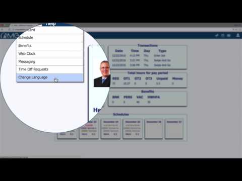 Employee Login For Employee - video from AMGtime