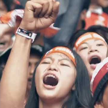 Teman - Teman Jakmania Yang Kangen Tribun Di GBK