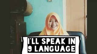 1 Minute Speaking in 9 Languages