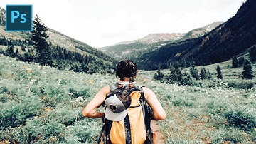 1-Minute Photoshop | Cinematic Color Grading Effect in Photoshop | Photoshop Tutorial