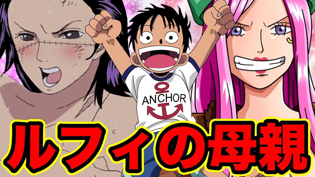 ワンピース ルフィの母親はクロコダイル説vsジュエリー ボニー説 やはりクロコダイルは元女性 One Piece Luffy S Mom Crocodile Or Jewelry Bonney Youtube