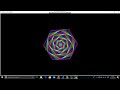 Colorful Spiral Flower Using Turtle
