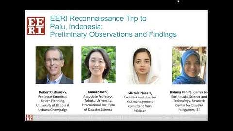 Preliminary Observations & Findings from the EERI Palu, Indonesia Earthquake and Tsunami Resilience