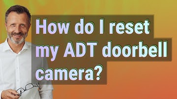 How do I reset my ADT doorbell camera?