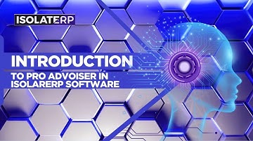 Introduction to Pro Adviser In Isolate ERP Software