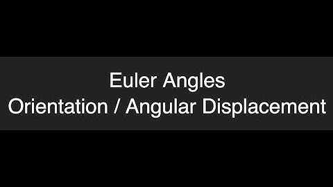 Orientation with Euler Angles ProgrammingTIL #182 3D Math 26 tutorial video screencast