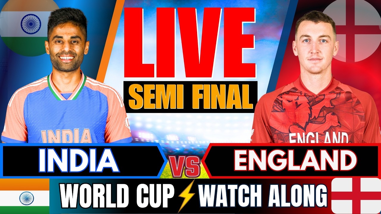 🔴 T20 World Cup: India vs England Semi Final Live match score & Commentary | IND VS ENG Live match