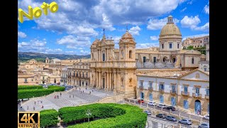 Noto Italy - Walking tour 4K60FPS