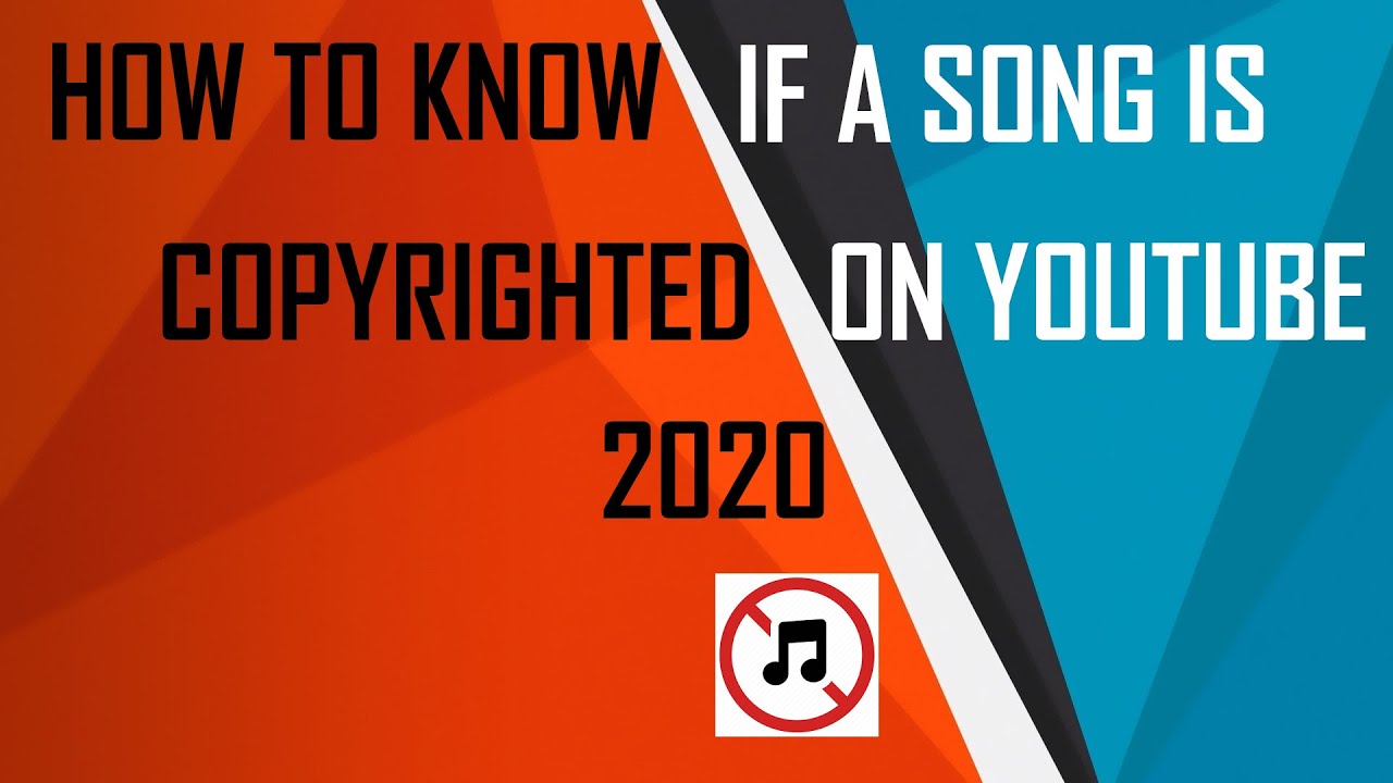 How to know if a song is copyrighted on YouTube 2020 - YouTube