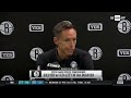 Steve Nash Postgame Interview | Brooklyn Nets lose to Milwaukee Bucks 110-99