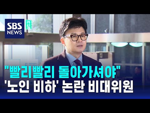 평균 44세 비정치인 한동훈 비대위…&#39;노인 비하&#39; 논란도 / SBS