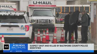 Suspect shot and killed by Baltimore County police identified