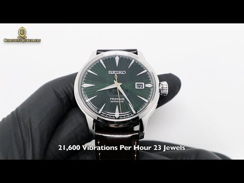 UNBOXING SEIKO PRESAGE COCKTAIL GREEEN DIAL SRPD37J1 - YouTube