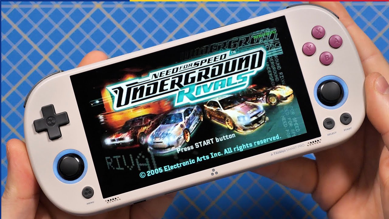 PSP-style console - Trimui Smart Pro DataFrog - YouTube
