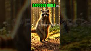 Puls lasu - raccoon Vibe #shorts