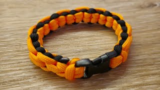 How to make a Chained Endless Falls Paracord Bracelet