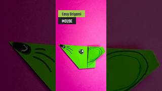 How to Fold an Origami Mouse Face 🐭 Easy Step-by-Step Paper Craft for Kids ✂️