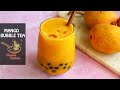 Mango Bubble Tea | Mango Boba Recipe