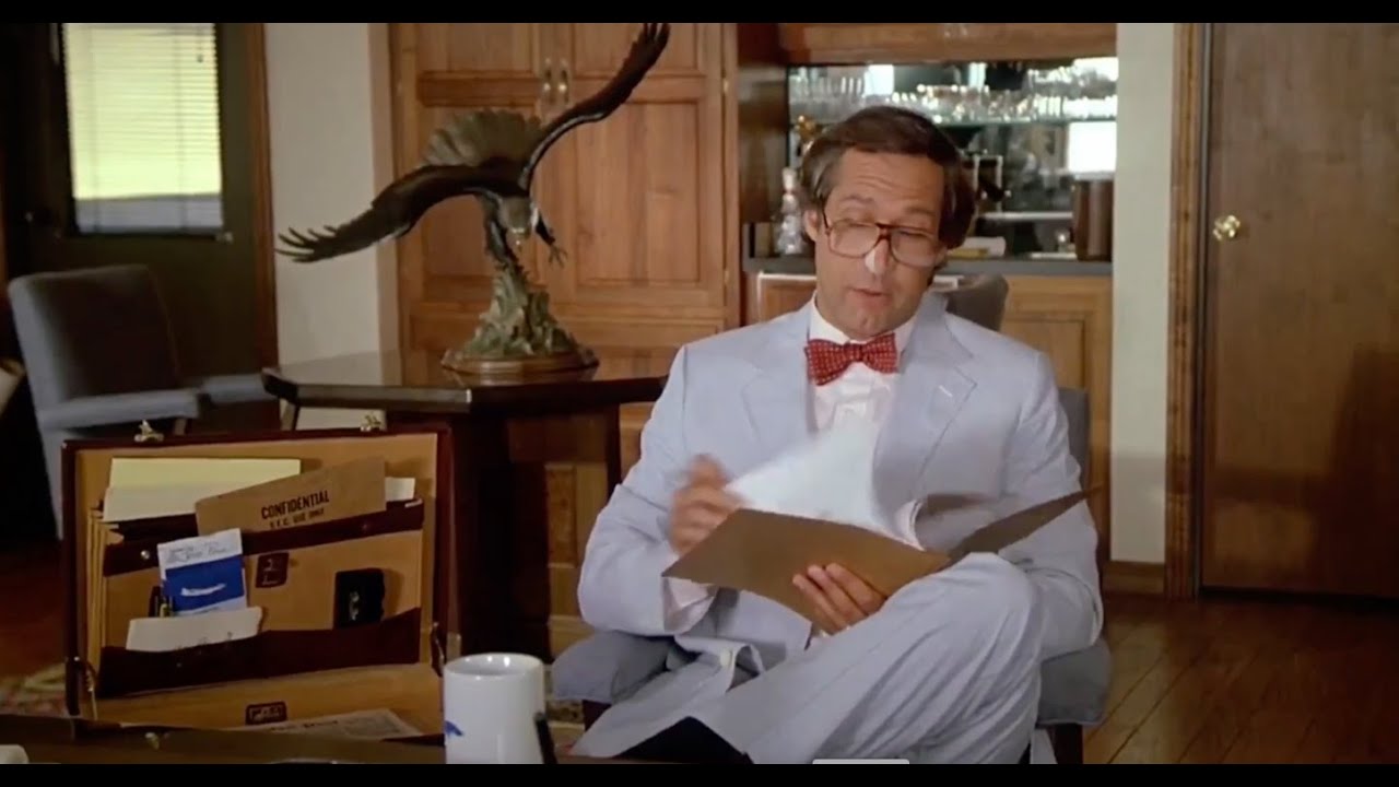 Fletch Movie  - Hilarious Stanton Boyd Scene – Tissue Nose Disguise & ‘Send It to Freda’ Classic!