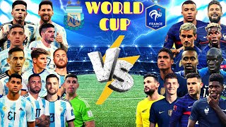 2022 ARGENTINA VS 2018 FRANCE Comparison | WORLD CUP 🔥 + BONUS VS 🔥