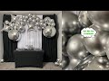 Silver Chrome Balloon Garland