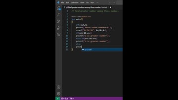 Find the greater number among three numbers in C programming