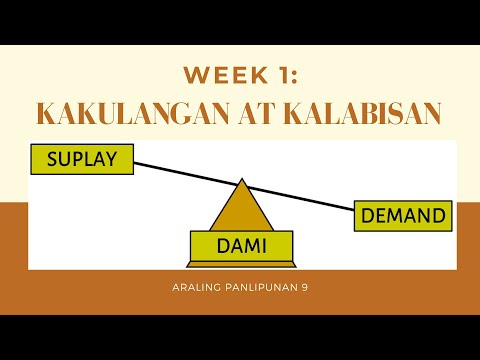 Kakulangan at Kalabisan (Shortage & Surplus)