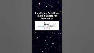 Identifying Repetitive Tasks Suitable for Automation #ai #artificialintelligence #machinelearning