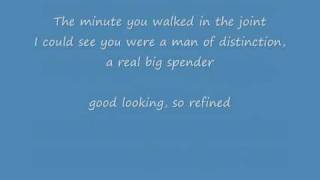 Video thumbnail of "Shirley Bassey Big Spender (with Lyrics on screen)"