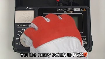 HIoki IR4053 Insulation Resistance Tester for Photovoltaics - How to Use | Hioki