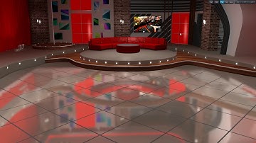 Complete Studio Scene - 06 - Reflections | Aximmetry Tutorial