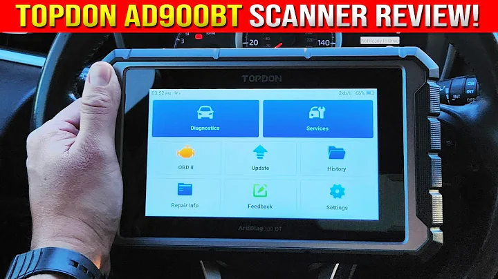 TOPDON ArtiDiag900 BT Bidirectional Scanner Review (AD900BT)