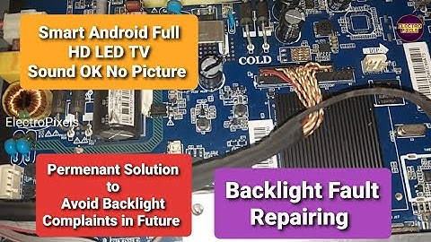 How to Fix LED TV Black Screen No Backlight Problem:TV disassembly|Smart Impex LED TV Repairing|LED