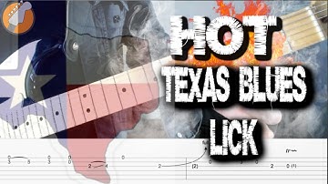 Texas Blues Guitar (Super Twangy Open String Guitar Lick!)