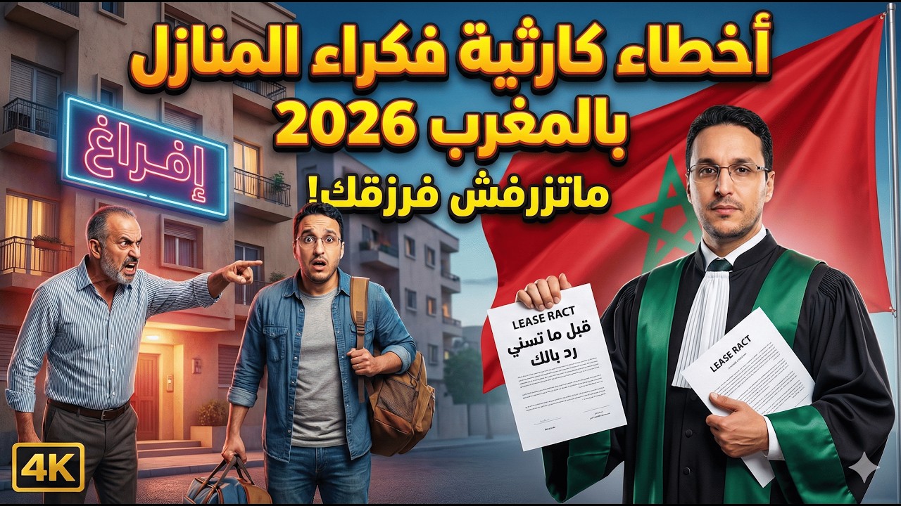 رد بالك قبل ما تسني عقد الكراء فالمغرب 2026🛑 5 أخطاء كارثية غتخسر ليك رزقك وسنين فالمحاكم ⚖️