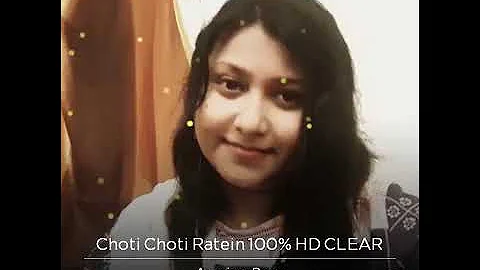 Choti Choti Ratein#Karaoke Female Part#