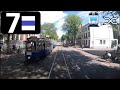 🚊 GVB Amsterdam Tramlijn 7 Cabinerit Slotermeer - Javaplein Driver’s view POV