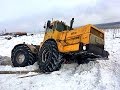 Тракторы Кировец Уникальная Новая подборка видео про трактора на бездорожье К-700 и К-701