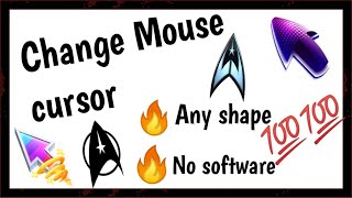 How to change Mouse Cursor on Windows 7/8/10 || Animated cursors and stylish cursors ||