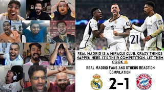 REAL MADRID Fans and Others Reactions to REAL MADRID 2-1 BAYERN | UCL SEMIFINAL 2nd Leg | 09-05-2024