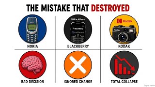 How Nokia, BlackBerry & Kodak Destroyed Their Own Empires