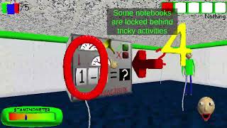 Speedrunning the Tutorial Mode in Baldi's Basics Plus!